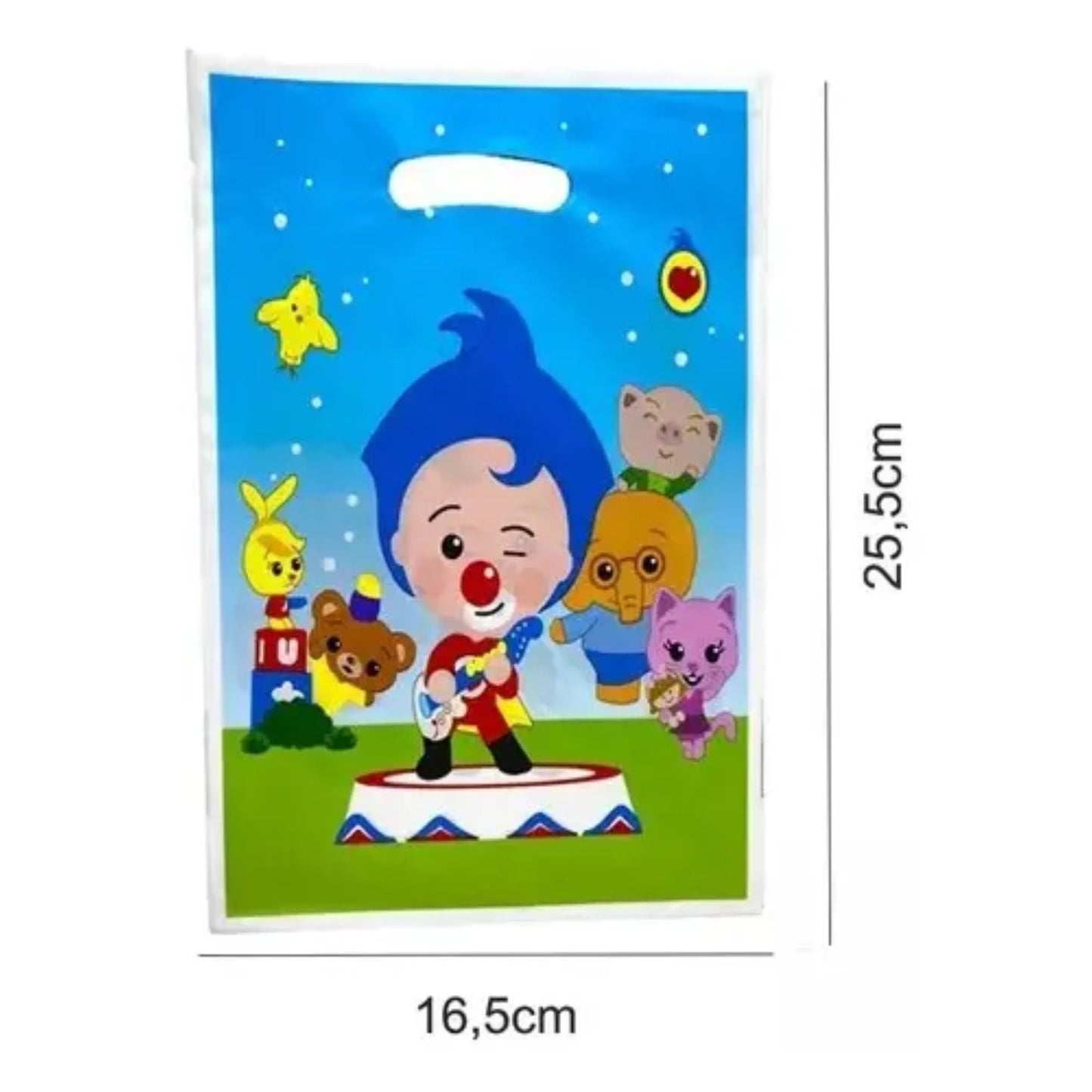 Set de 10 Bolsas para Dulces Plim Plim - 16.5 x 25 cm