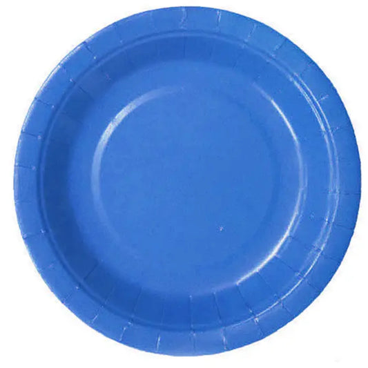Set de Platos de Cartón de Colores - 18cm - Varios Packs