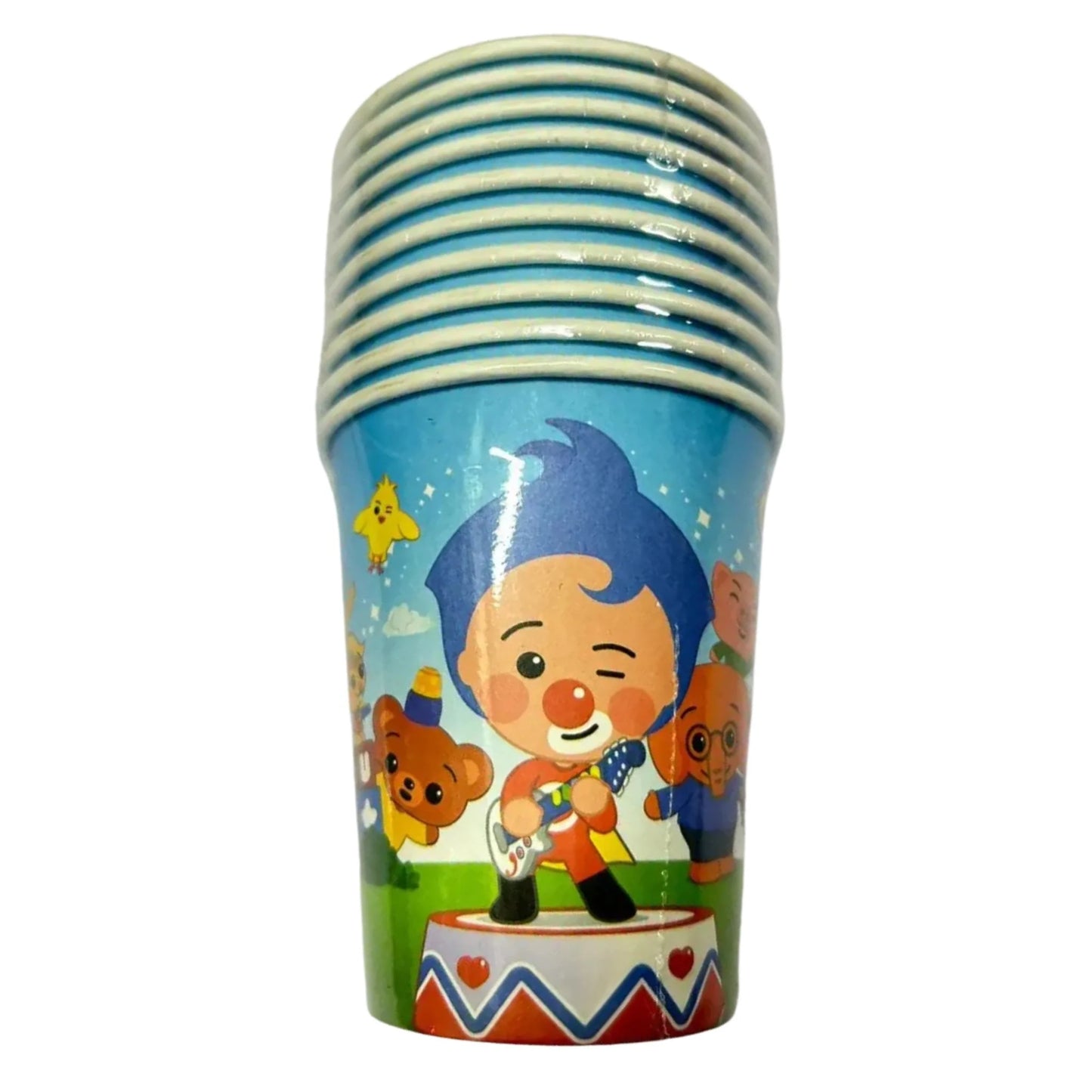 Set de 10 Vasos Plim Plim para Cumpleaños