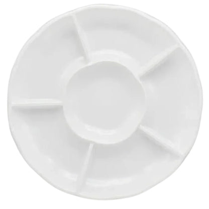 Set de 3 Bandejas Redondas estilo flor 30 cm - Acabado Mate para Candy Bar
