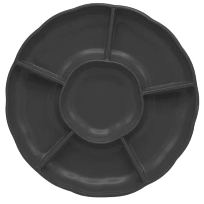 Set de 3 Bandejas Redondas estilo flor 30 cm - Acabado Mate para Candy Bar