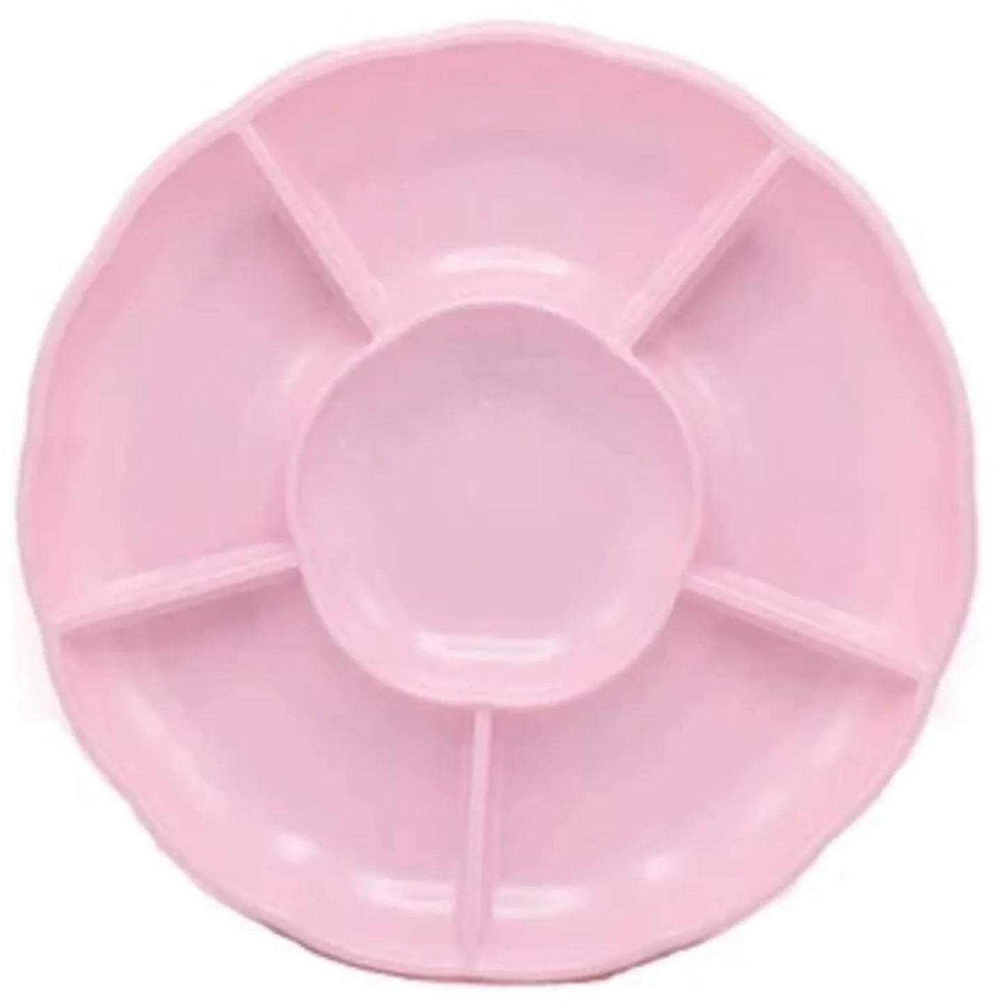 Set de 3 Bandejas Redondas estilo flor 30 cm - Acabado Mate para Candy Bar