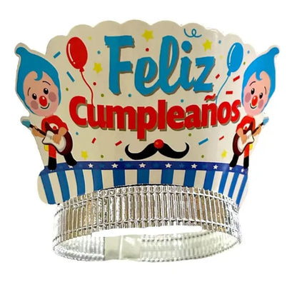 Set de 6 Coronas de Cumpleaños Plim Plim