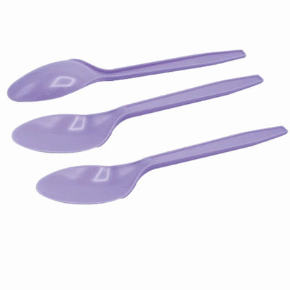 Cucharas Plásticas de Colores Vibrantes - Packs de 12 y 20 Unidades