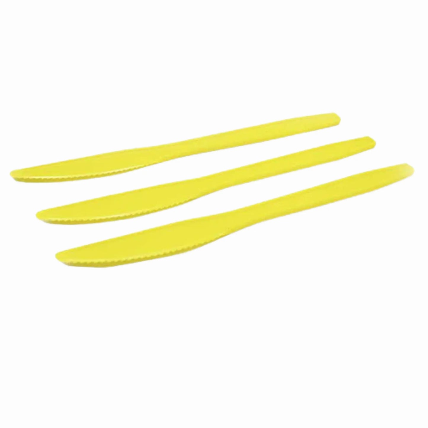 Cuchillos Plásticos de Colores Vibrantes - Packs de 12