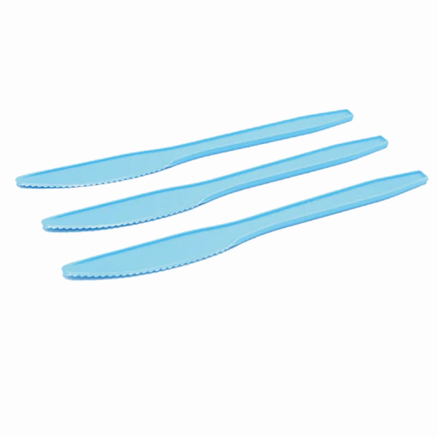 Cuchillos Plásticos de Colores Vibrantes - Packs de 12