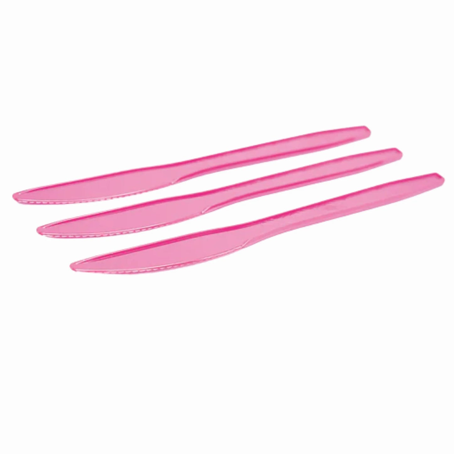 Cuchillos Plásticos de Colores Vibrantes - Packs de 12