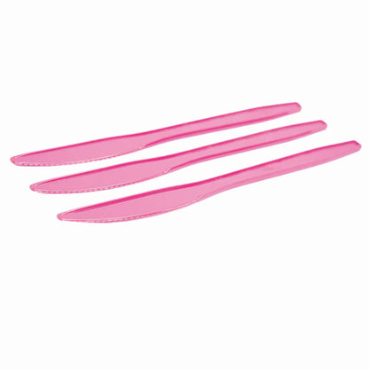 Cuchillos Plásticos de Colores Vibrantes - Packs de 12