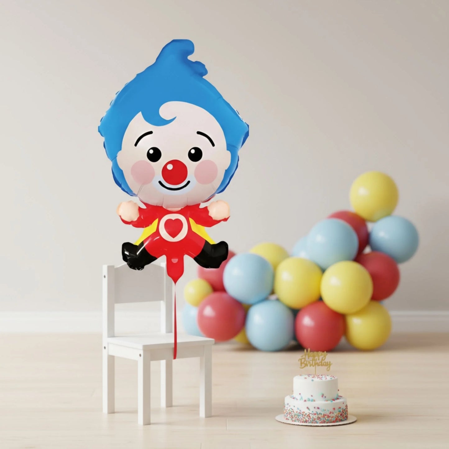 Globo Metalizado Plim Plim - 45 x 70 cm