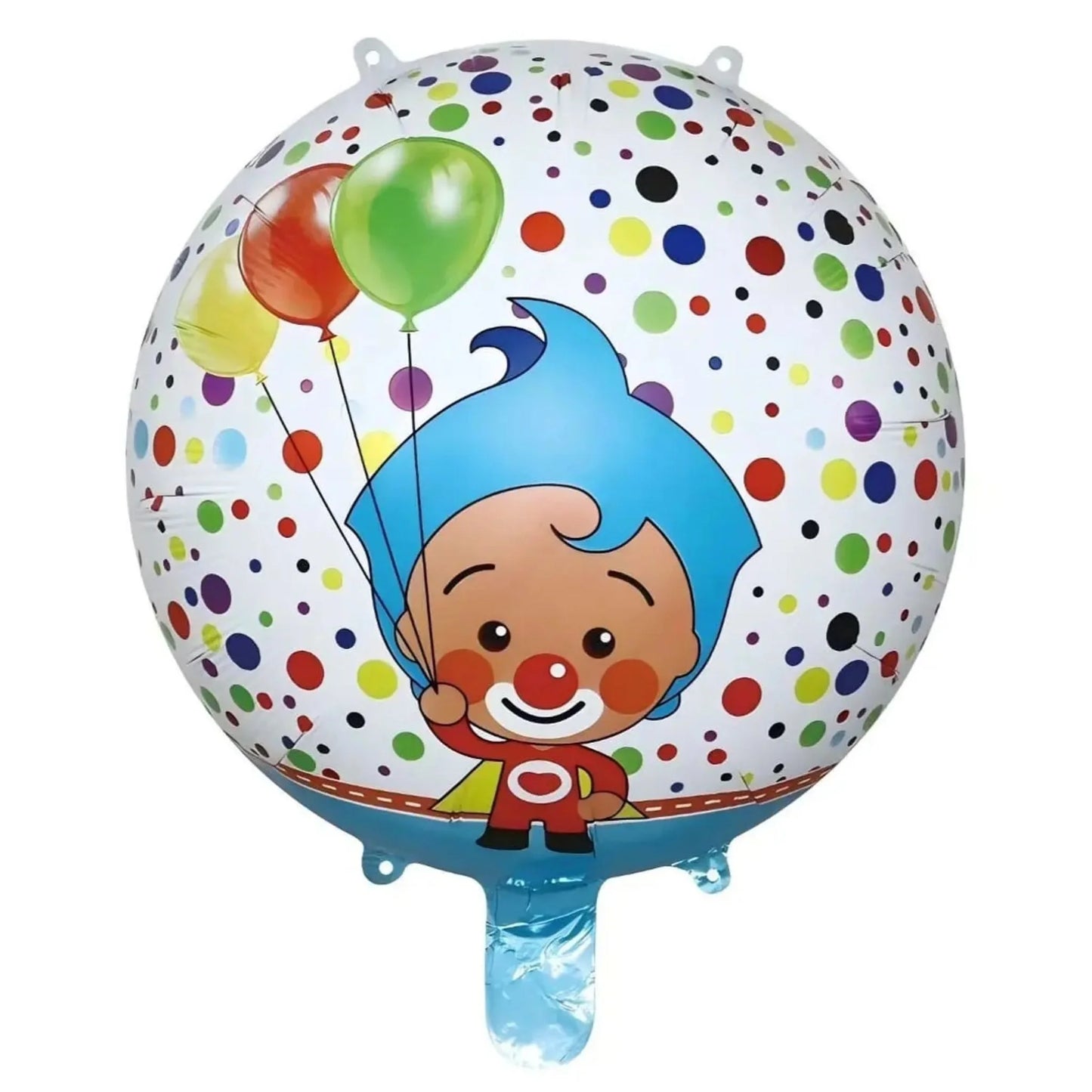 Globo Metalizado Redondo Plim Plim - 45 cm