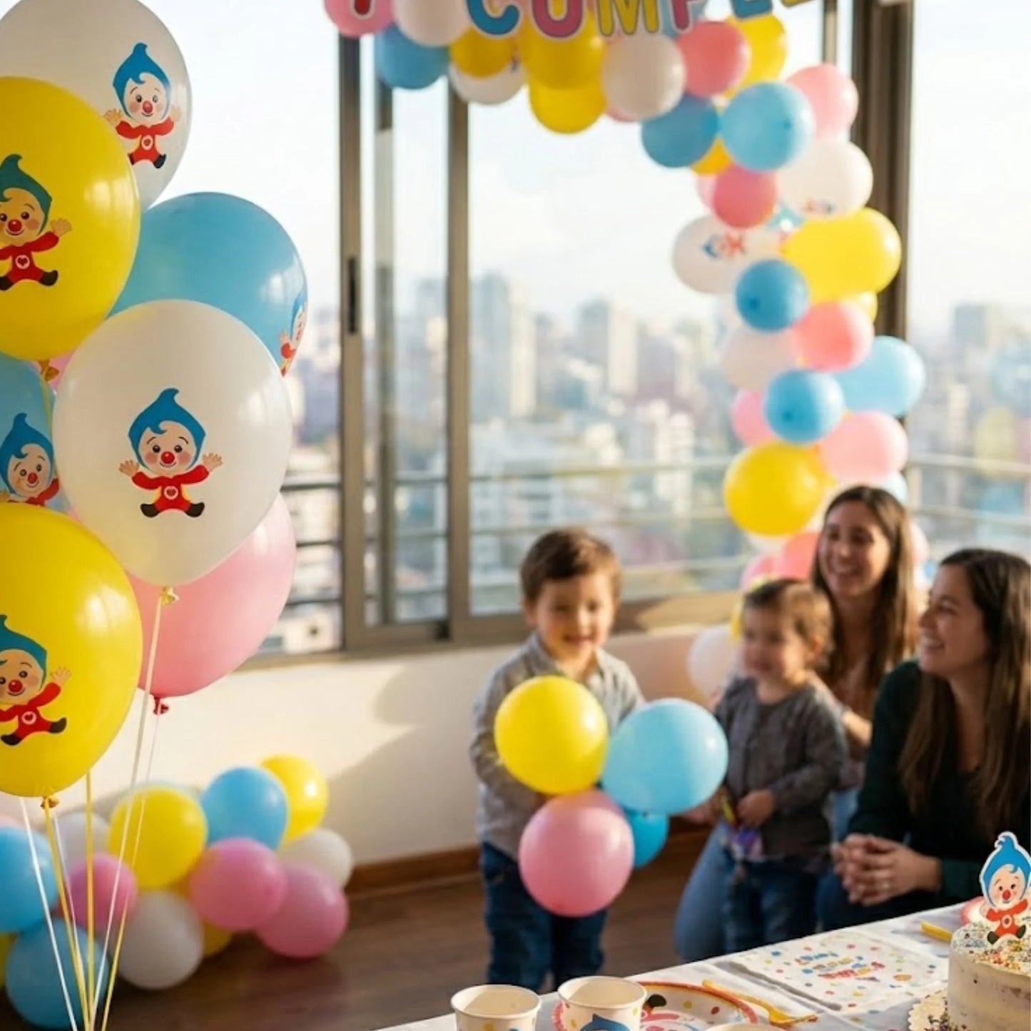 Globos de Látex Plim Plim R12 - Pack 25 Unidades (Color a Elección)