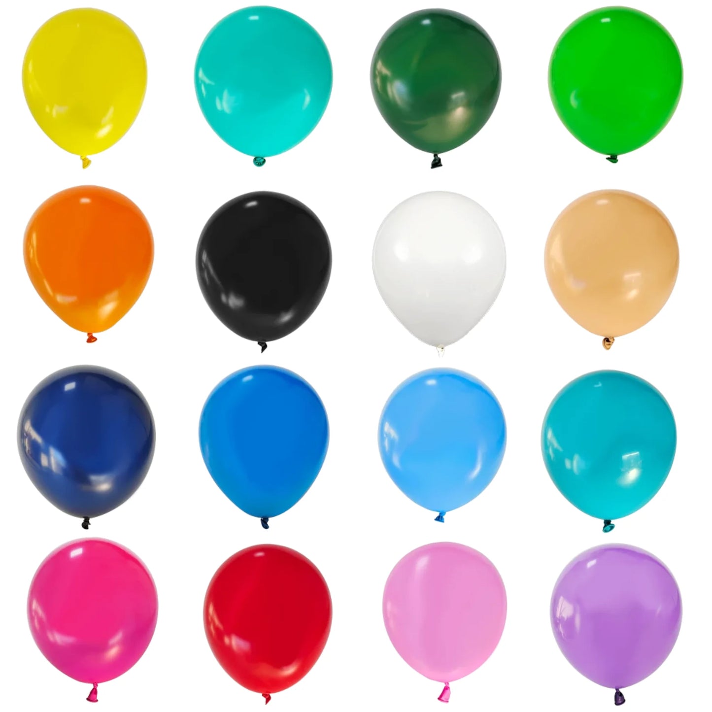 Globos de Látex R9 - 23cm - Packs de 25, 50 y 100 Unidades