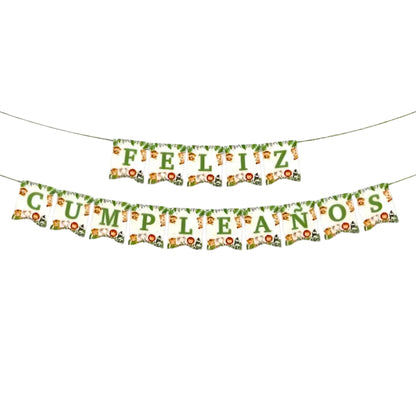 Kit de Cumpleaños Safari PRO 109 Piezas | Decoración Completa para 20 Niños