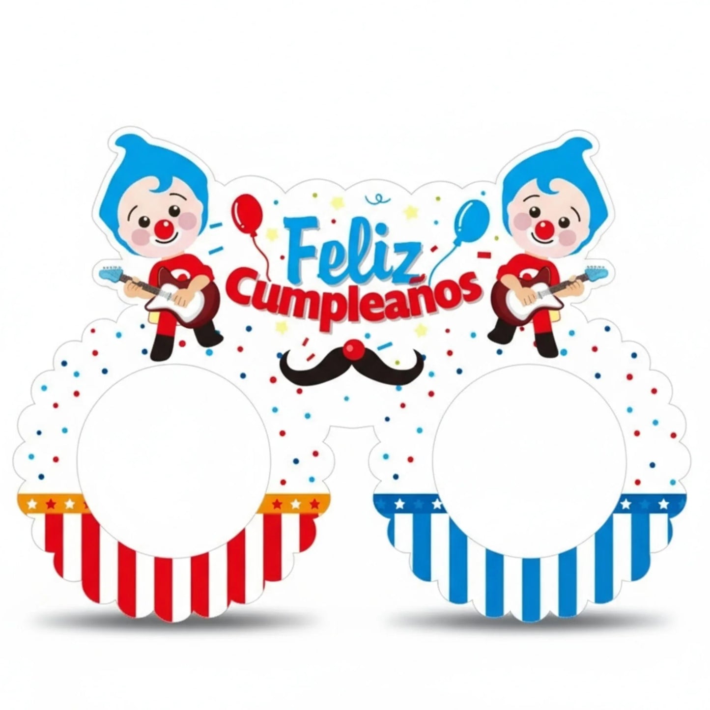 Lentes de Cumpleaños Plim Plim - Accesorio para el Festejado