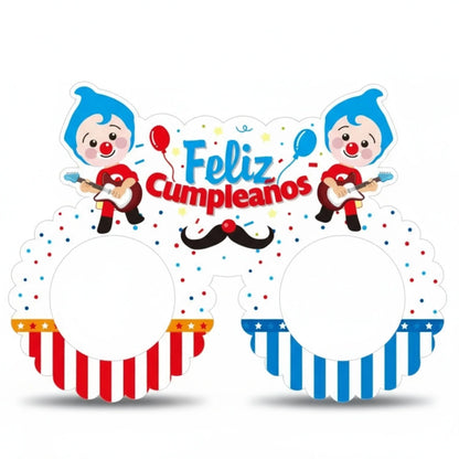 Lentes de Cumpleaños Plim Plim - Accesorio para el Festejado