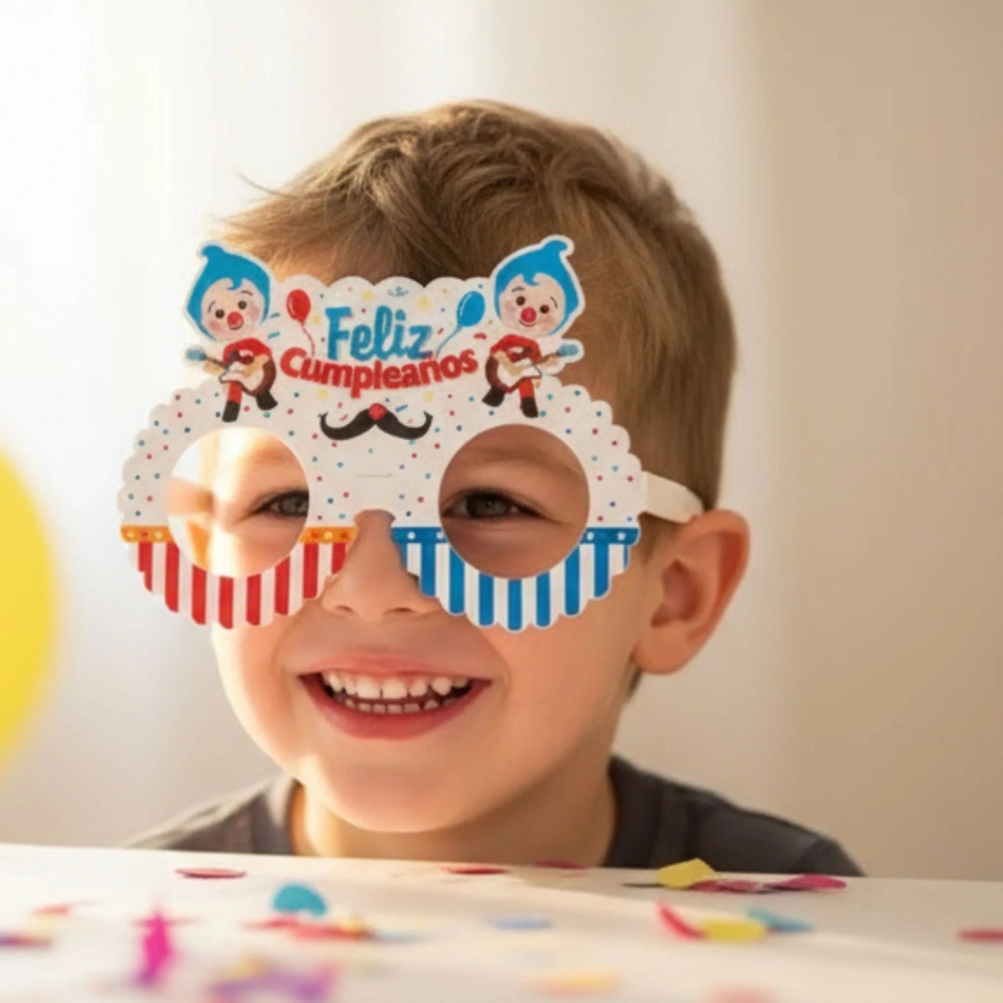 Lentes de Cumpleaños Plim Plim - Accesorio para el Festejado