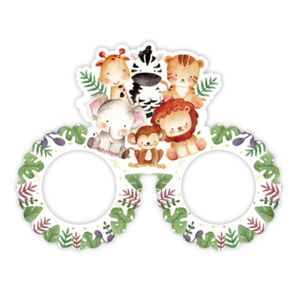 Kit de Cumpleaños Safari 57 Piezas | Decoración Completa para 10 Niños