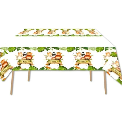 Kit de Cumpleaños Safari PRO 109 Piezas | Decoración Completa para 20 Niños
