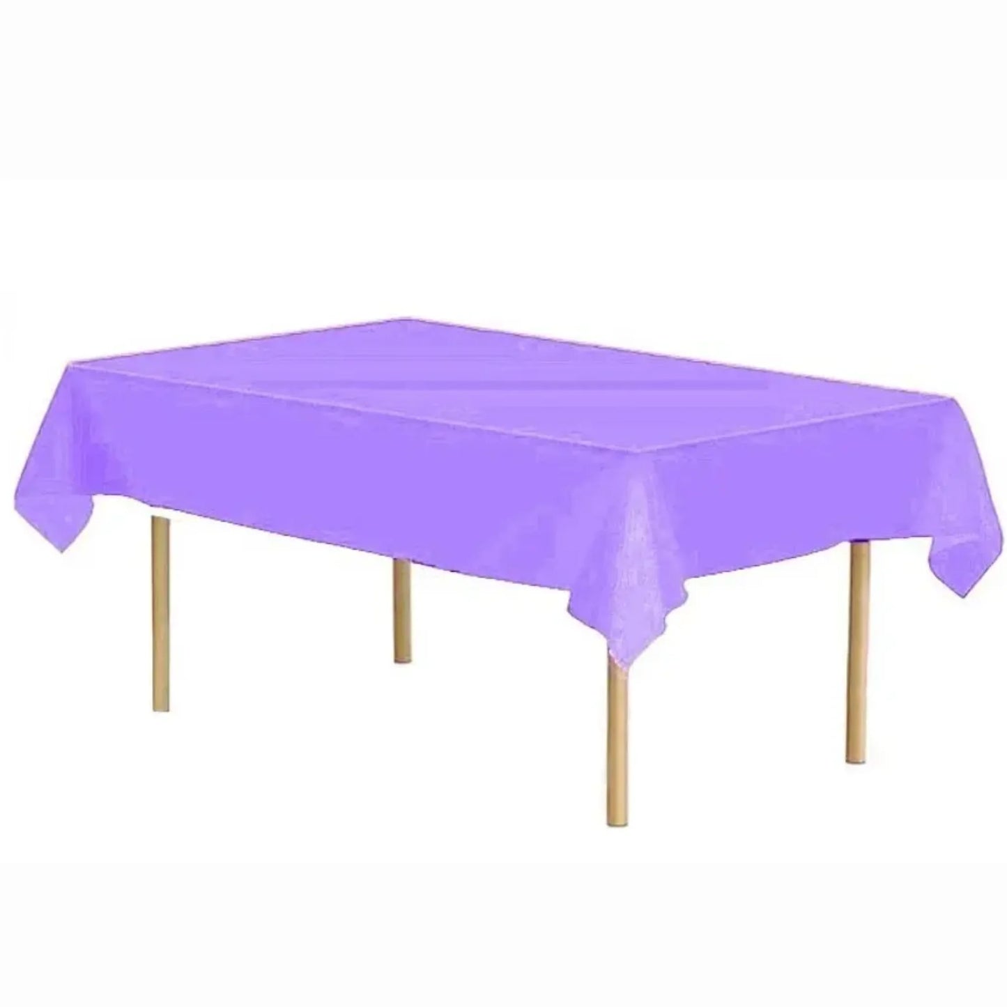 Mantel Plástico Unicolor Grande - 137x274cm - Colores Vibrantes