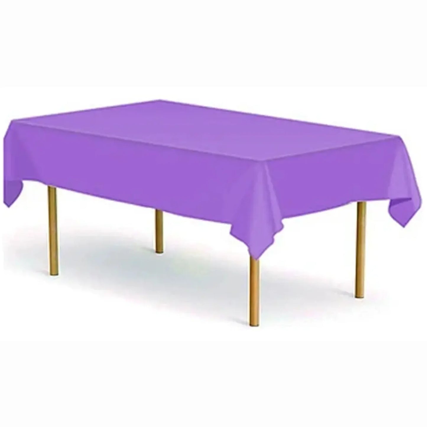 Mantel Plástico Unicolor Grande - 137x274cm - Colores Vibrantes