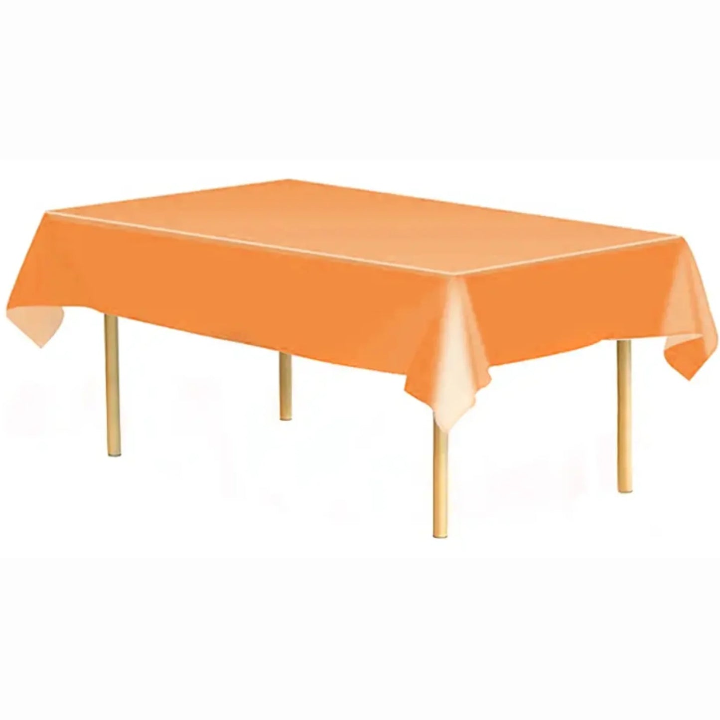 Mantel Plástico Unicolor Grande - 137x274cm - Colores Vibrantes