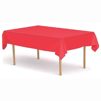 Mantel Plástico Unicolor Grande - 137x274cm - Colores Vibrantes
