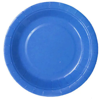 Set de Platos de Cartón de Colores - 18cm - Varios Packs