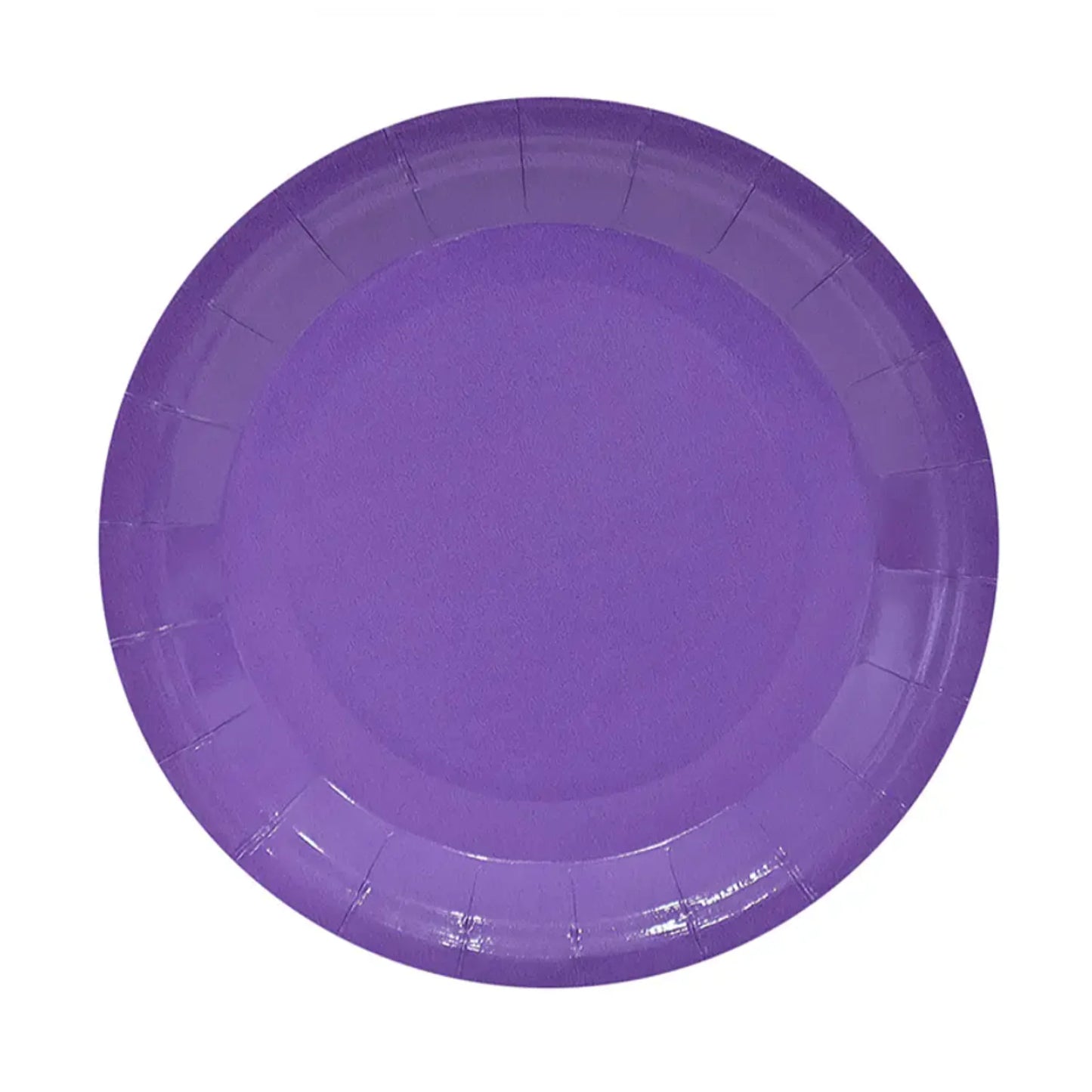 Set de Platos de Cartón de Colores - 18cm - Varios Packs