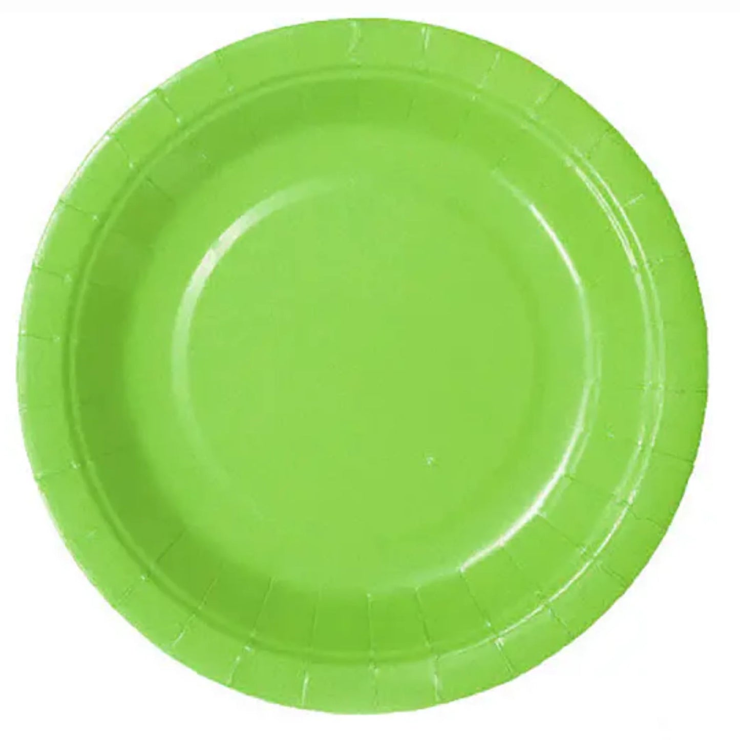 Set de Platos de Cartón de Colores - 18cm - Varios Packs