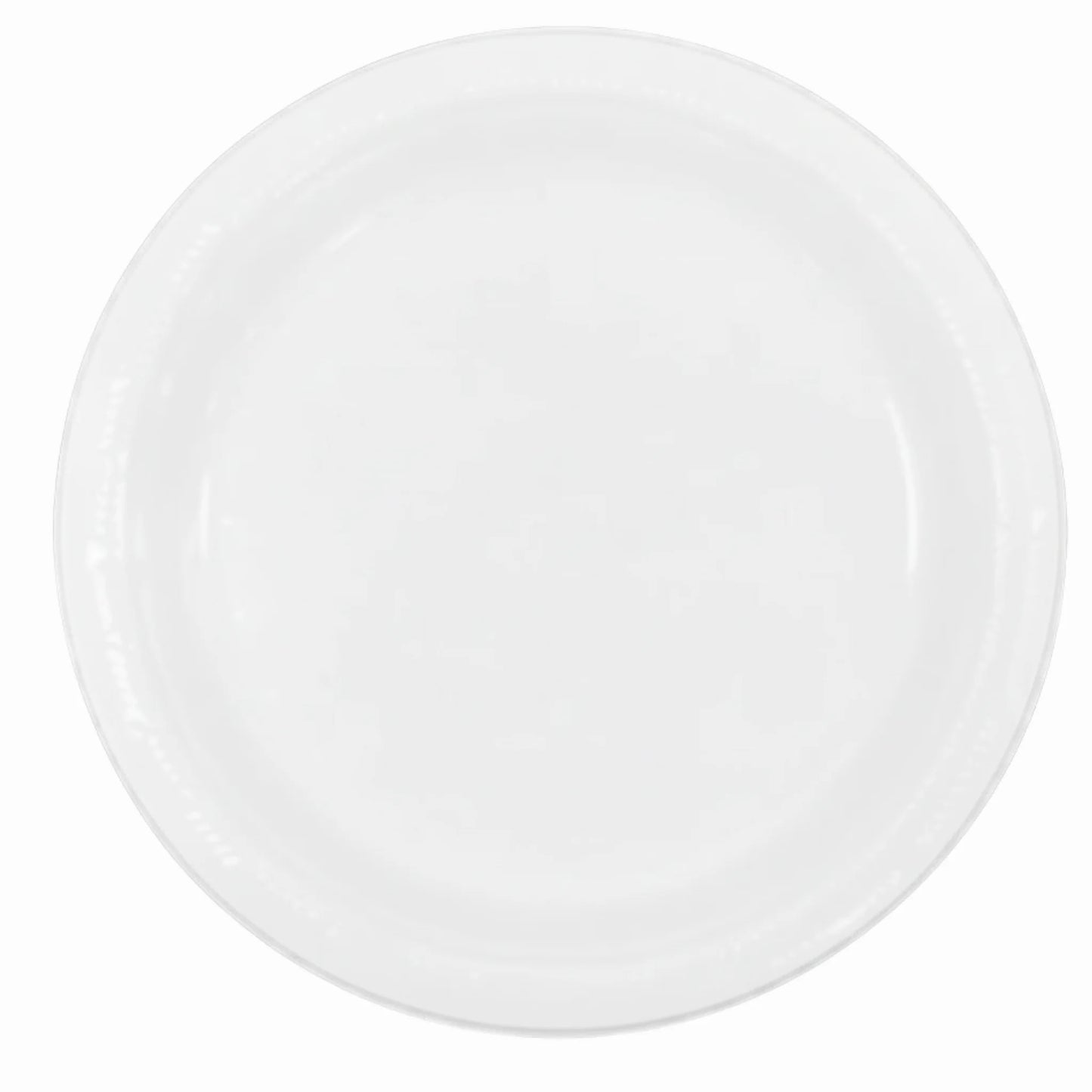 Set de 10 Platos Plásticos Reutilizables - 2 Tamaños y Colores