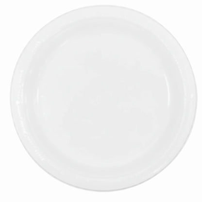 Set de 10 Platos Plásticos Reutilizables - 2 Tamaños y Colores