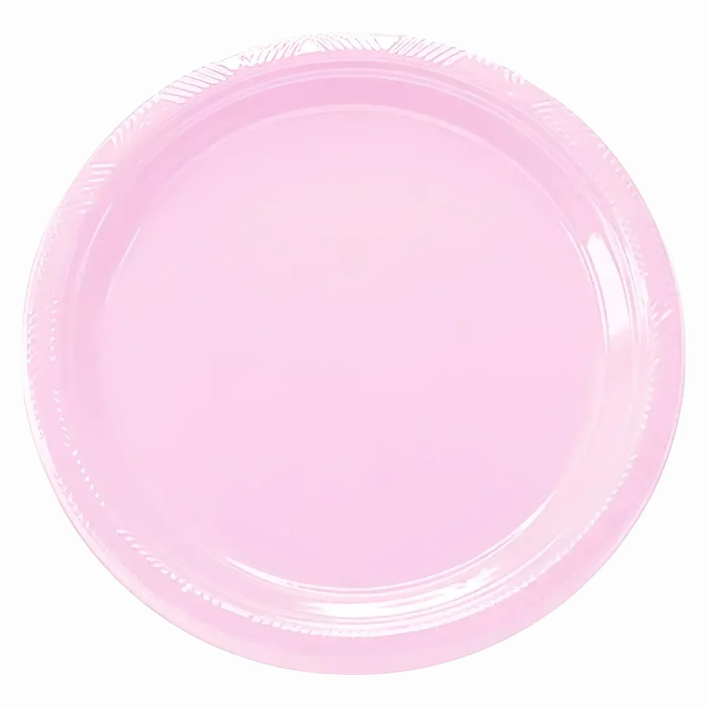 Set de 10 Platos Plásticos Reutilizables - 2 Tamaños y Colores