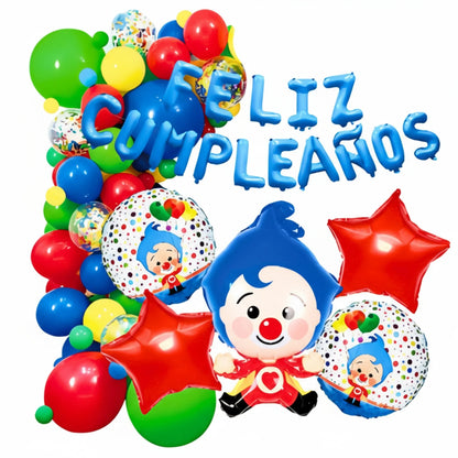 Set de Guirnalda de Globos Plim Plim - Kit Decorativo 57 Piezas