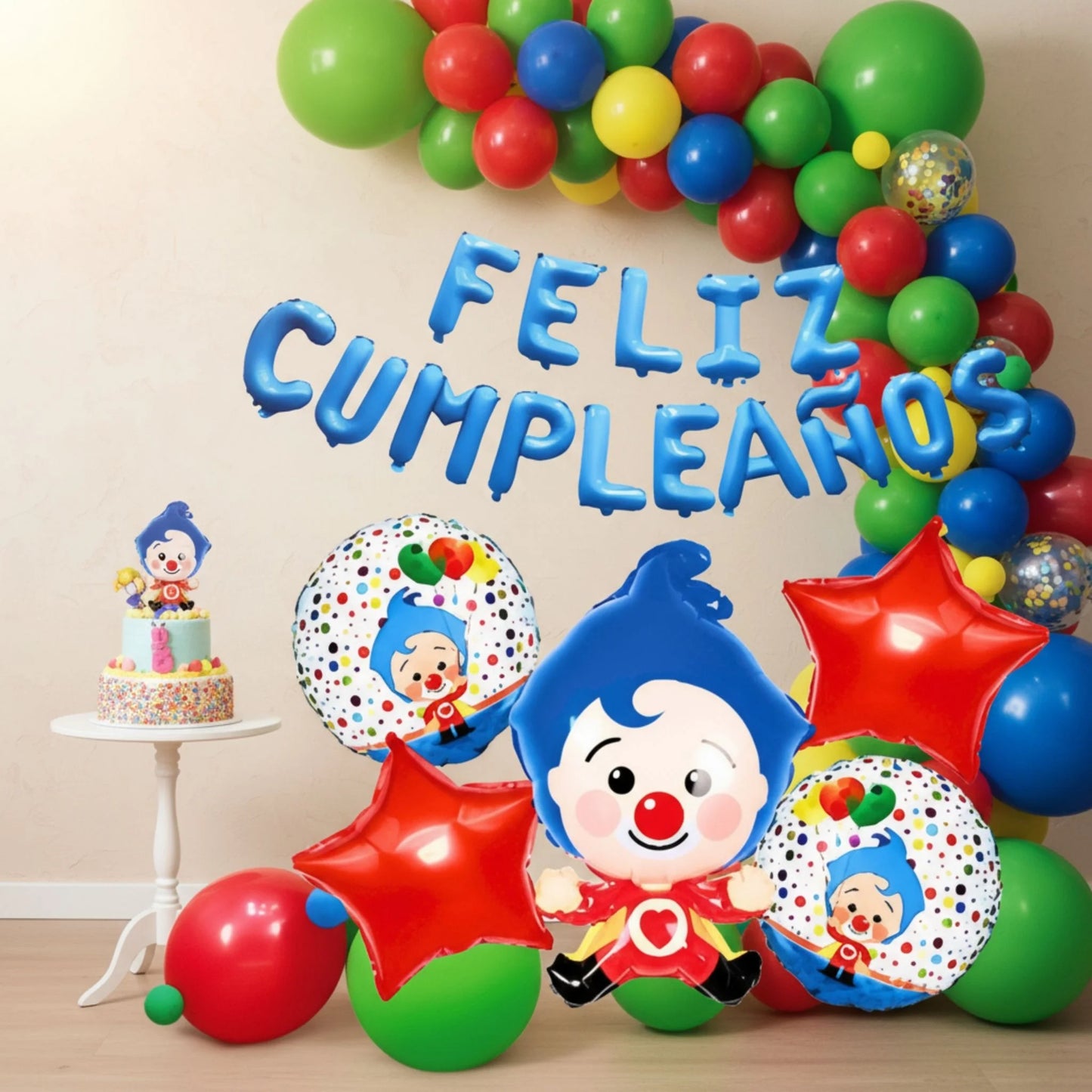Mega Pack Celebración Premium Plim Plim 20 Invitados - 296 Piezas Decoración Total