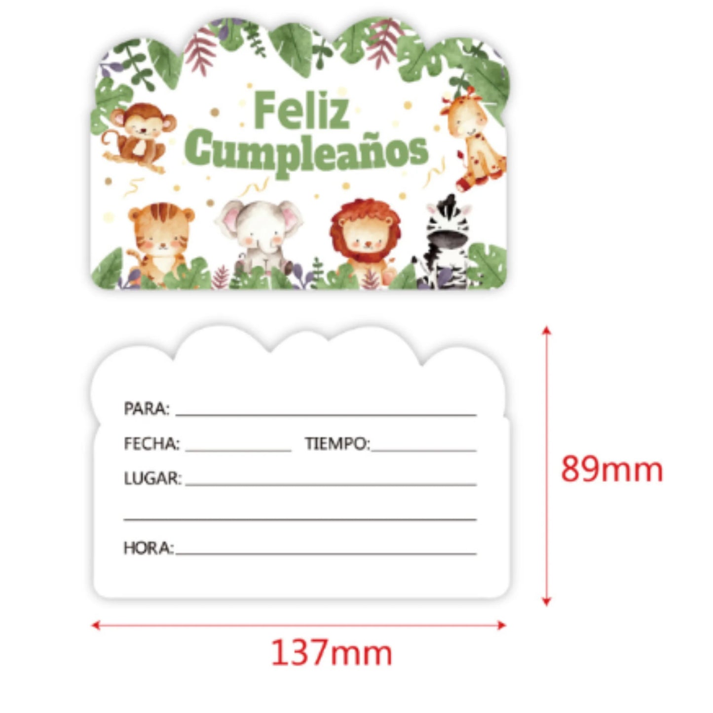 Kit de Cumpleaños Safari PRO 109 Piezas | Decoración Completa para 20 Niños