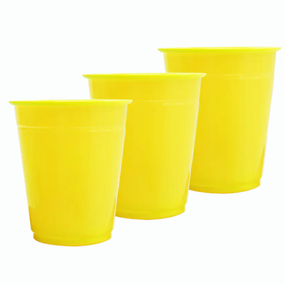 Set de Vasos Plásticos Reutilizables - Colores y Tamaños Variados