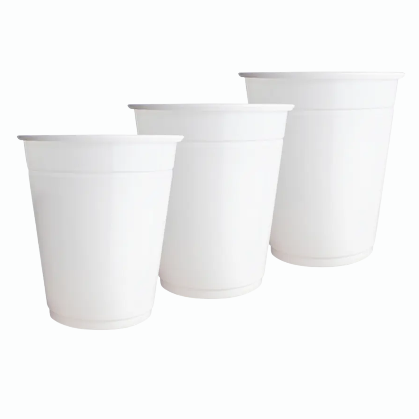 Set de Vasos Plásticos Reutilizables - Colores y Tamaños Variados