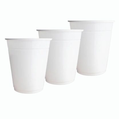 Set de Vasos Plásticos Reutilizables - Colores y Tamaños Variados