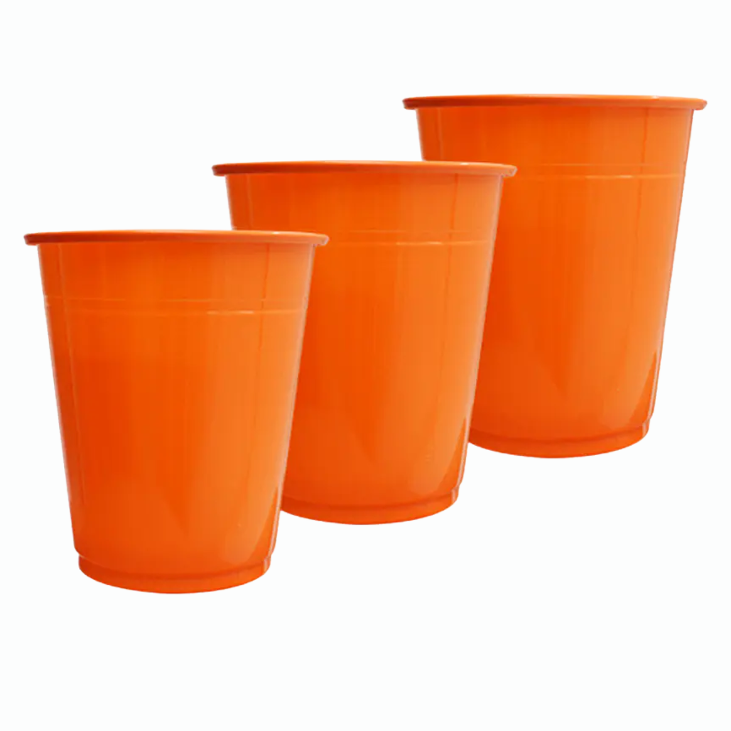 Set de Vasos Plásticos Reutilizables - Colores y Tamaños Variados