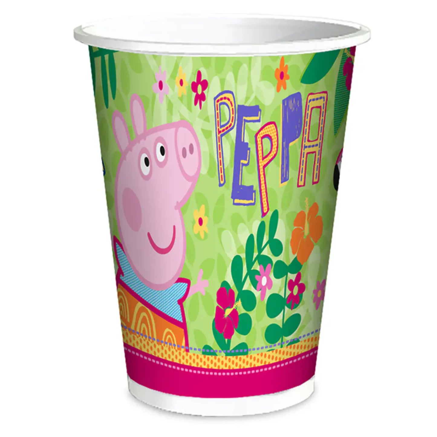 Kit de Cumpleaños Peppa Pig – Decoración Completa para 6 Niños – 32 Piezas + Mantel a Elección
