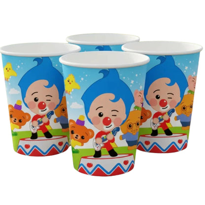 Set de 10 Vasos Plim Plim para Cumpleaños