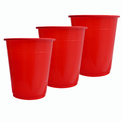 Set de Vasos Plásticos Reutilizables - Colores y Tamaños Variados