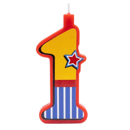 Vela de Cumpleaños Plim Plim Número 1
