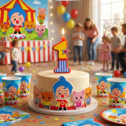 Vela de Cumpleaños Plim Plim Número 1