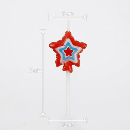 Velas de Cumpleaños Estrellas Plim Plim - Set de 5 Unidades