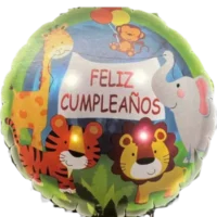 Globo metálico safari