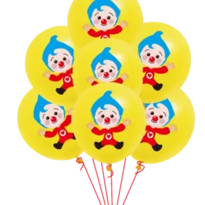Globos de Látex Plim plim Amarillo 25 piezas