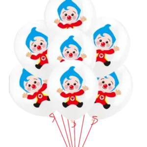Globos de Látex Plim Plim Blancos 25 piezas