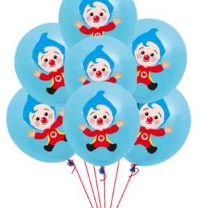 Globos de Látex Plim Plim Celeste  25 piezas, 30 cms