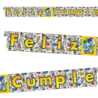 Guirnalda Feliz cumple Sonic